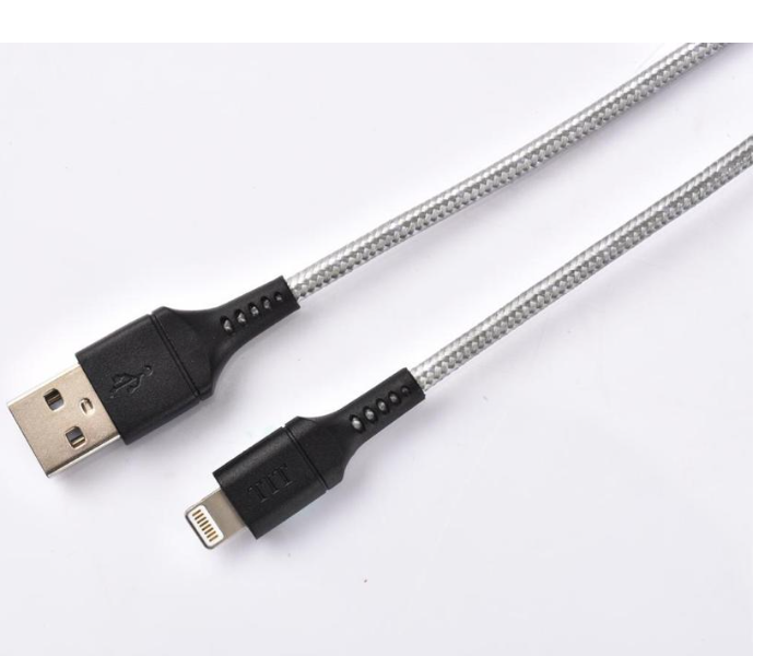 TIT T-099 iPhone Type-C Cable 2Meter 2.4A Output Data Cable - Black - Zoom Image 2