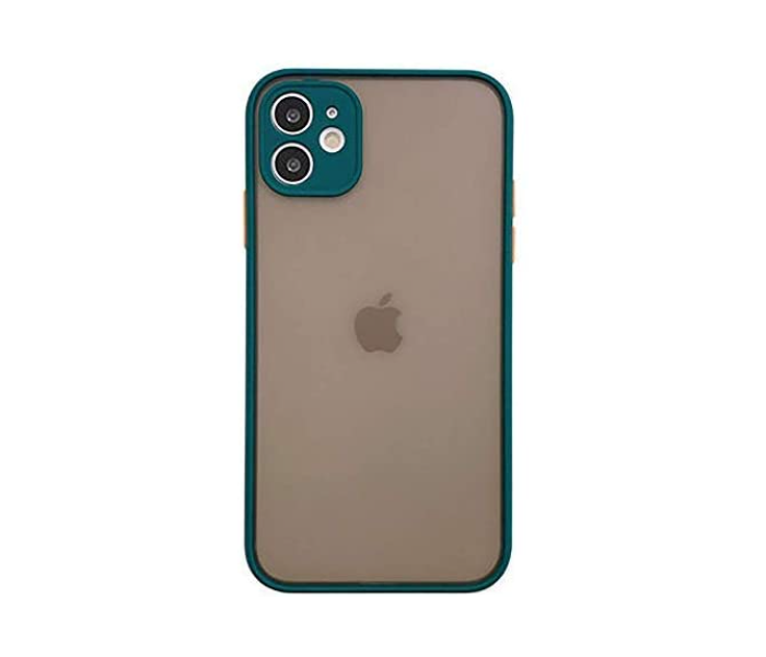 Lab LBTBC004GR Transparent Border Color Fashion Case without Print iPhone 11 Pro Mobile Case - Green - Zoom Image 1