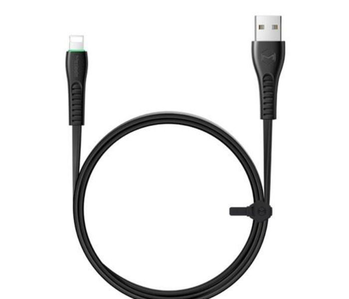 Mcdodo CA-6363 1.8m Flying Fish Lightning Cable with LED Light - Black - Zoom Image 1