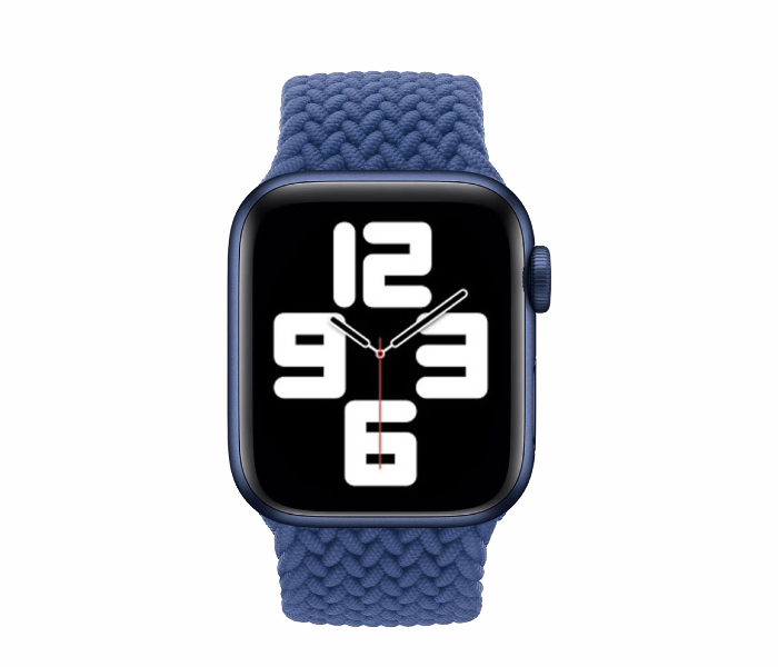 Hyphen HWSABWBLL0462 42 Mm To 44Mm Large Apple Braided Watch Strap  Blue - Zoom Image 3