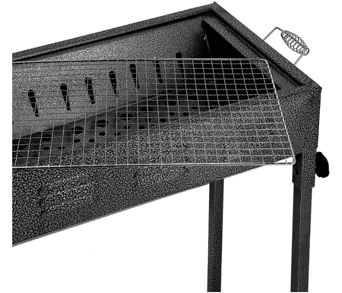 Royalford RF10363 Foldable Barbeque Stand With Grill For Outdoor Camping - Black - Zoom Image 3