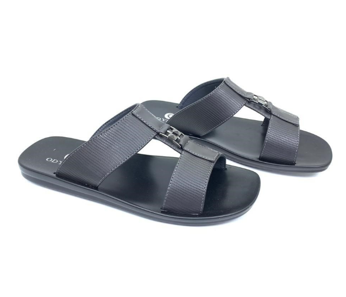 RFashion 1274-13 EU 40 Stylish Flat Sandal for Men - Grey - Zoom Image