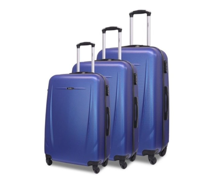 Traveller TR-3304 20 Inch Abs 4 Wheel Traveller Set Trolley - Navy Blue - Zoom Image