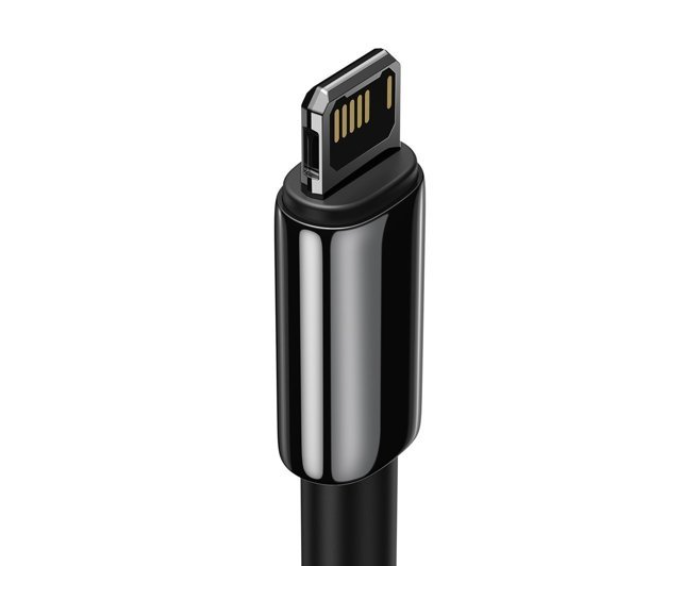 Baseus CALWJ-01 USB to iP 2.4A Fast Charging Lightng Cable - Black - Zoom Image 3