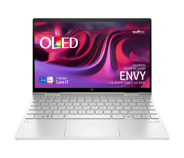 HP Envy X360 13M-BD1033DX 13Inch Touch Screen Intel Core i7 8GB RAM 512GB SSD English Keyboard Windows 11 - Silver - Zoom Image 9