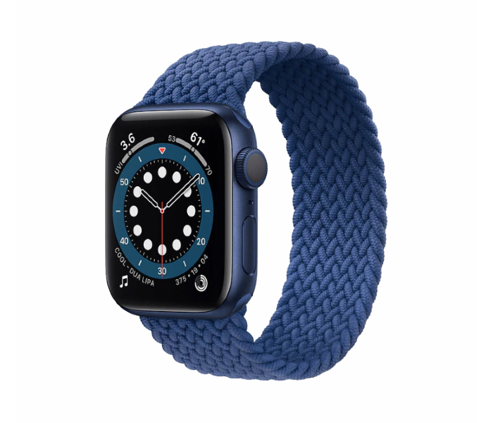 Hyphen HWSABWBLM9886 38 Mm To 40Mm Medium Apple Braided Watch Strap  Blue - Zoom Image 5