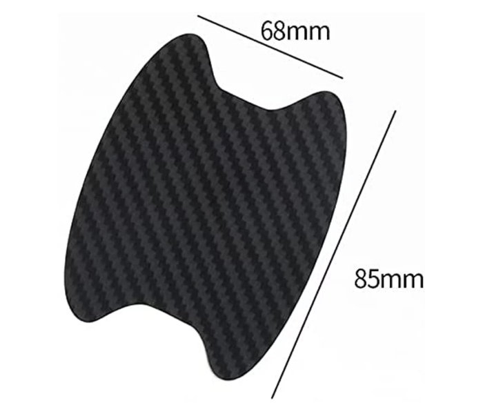 4 Piece Car Door Handle Protector - Black  - Zoom Image 4