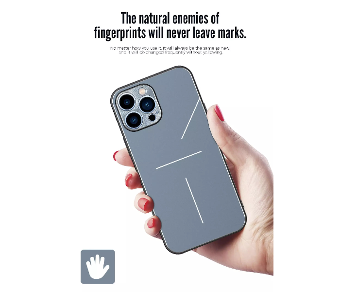 Lab LBSC012SLV Stylish Steel Cover iPhone 11 Mobile Case - Silver - Zoom Image 3