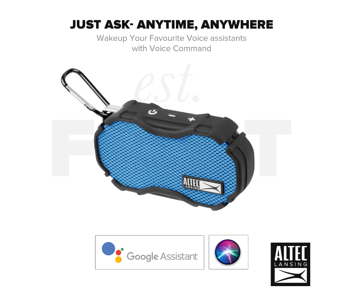 Altec Lansing IMW269N-CB Baby Boom Rugged Wireless Speaker  - Blue - Zoom Image 4