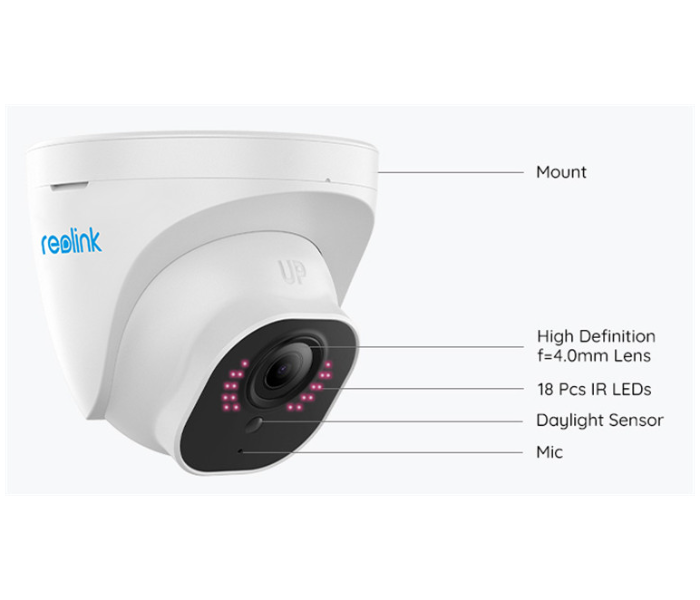 Reolink RLC-820A 8 MP 4K POE and Vehicle Detection IP Outdoor Camera - White - Zoom Image 4