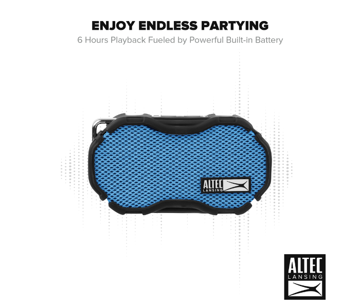 Altec Lansing IMW269N-CB Baby Boom Rugged Wireless Speaker  - Blue - Zoom Image 3