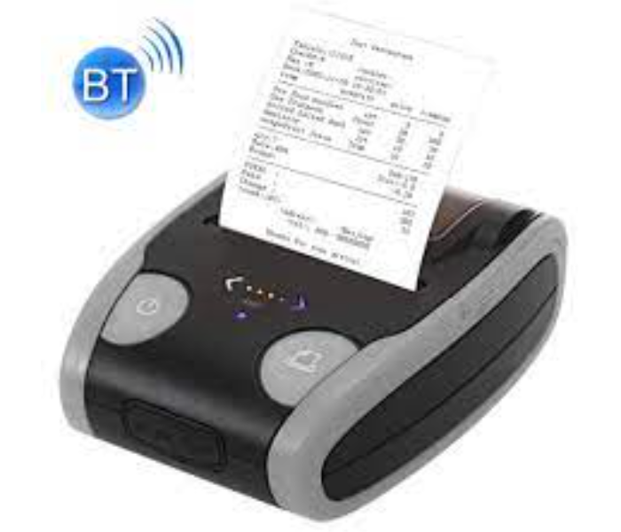 QUNSUO QS5805 58mm Portable Bluetooth Printer - Black - Zoom Image