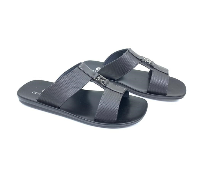 RFashion 1274-13 EU 41 Stylish Flat Sandal for Men - Grey - Zoom Image