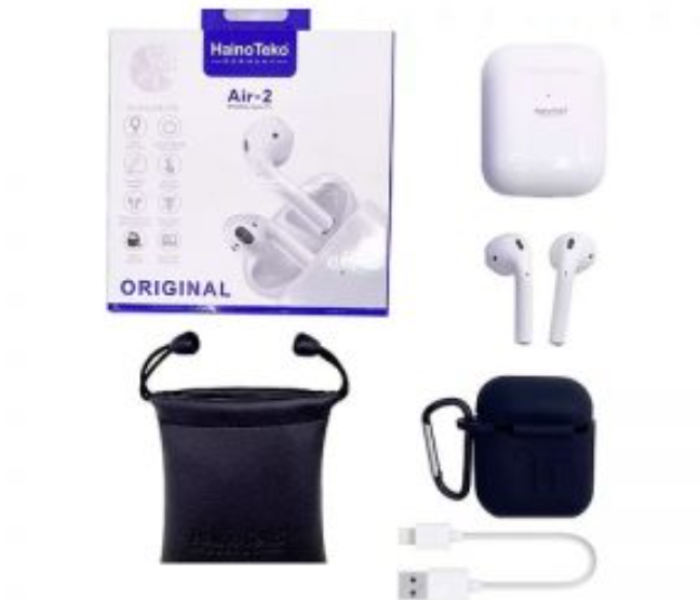 Haino Teko Air 2 Bluetooth Wireless Earphone - White - Zoom Image