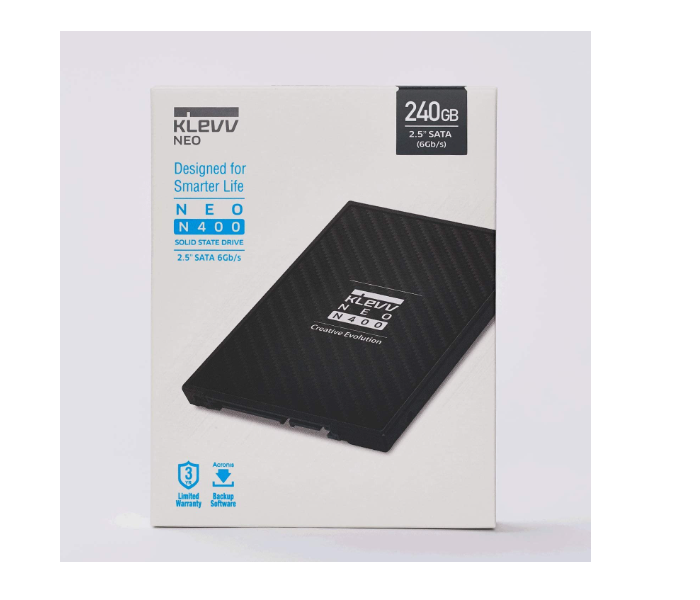 Klevv K240GSSDS3 2.5 Inch SATA 3 240GB SSD Internal Hard Disk - Black - Zoom Image 2