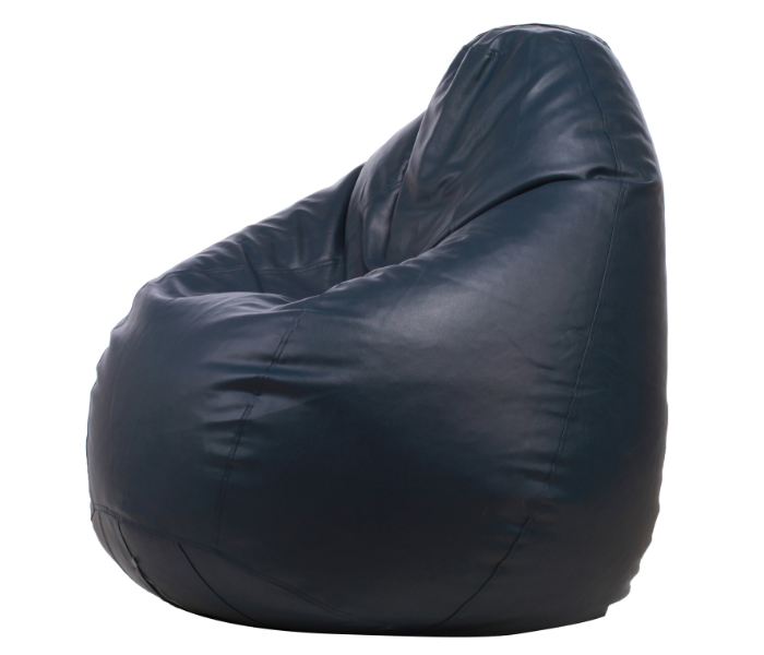 TUD Classic XXXL Leatherette Bean Bag - Navy Blue - Zoom Image 2