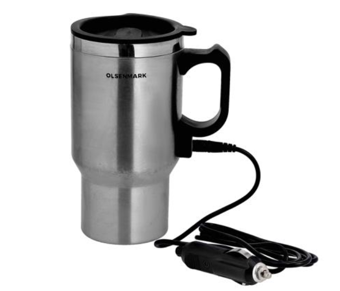 Olsenmark OMCK2482 0.5L Stainless Steel Car Electric Travel Mug - Silver - Zoom Image 6