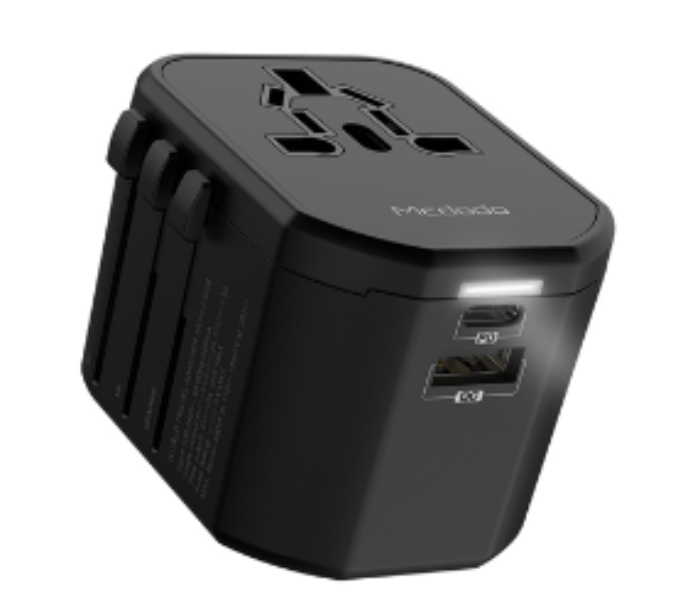 Mcdodo CP-6780 PD and QC3.0 Universal Travel Charger - Black - Zoom Image