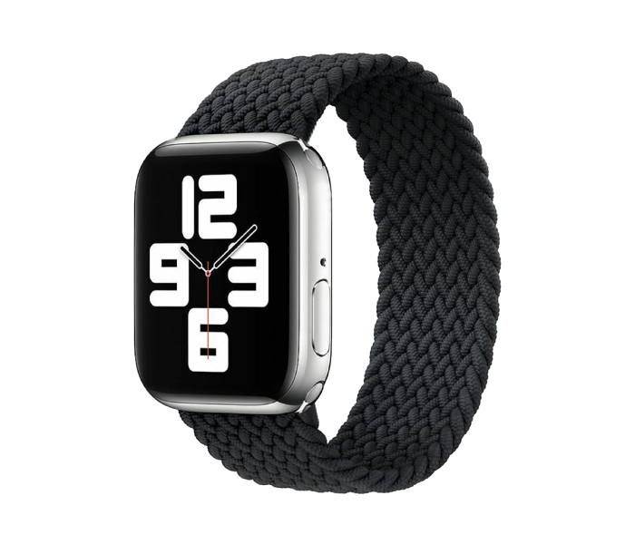 Hyphen HWSABWBKM9954 43 Mm Medium Apple Braided Watch Strap  Black - Delete  - Zoom Image 1