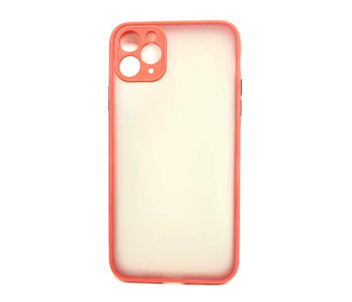 Lab LBTBC004R Transparent Border Color Fashion Case without Print iPhone 11 Pro Mobile Case - Red - Zoom Image 2