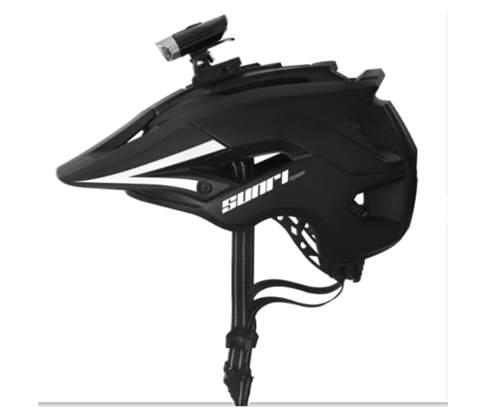 Helmet With LED And Camera Mount - Black - Zoom Image 4