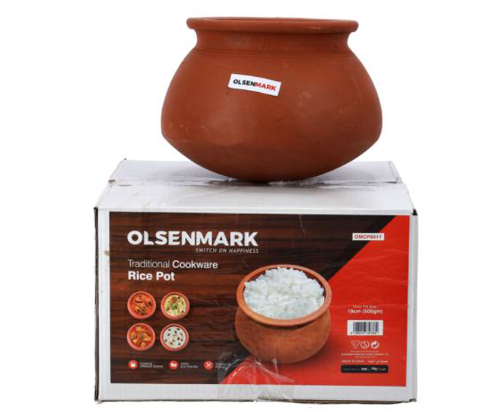 Olsenmark OMCP6011 20cm Tradtionl Cokware Rice Pot - Brown - Zoom Image 5