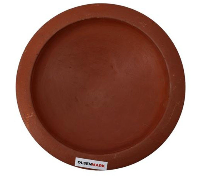 Olsenmark OMCP6006 23cm Traditional Cookware Clay Tawa - Brown - Zoom Image 4