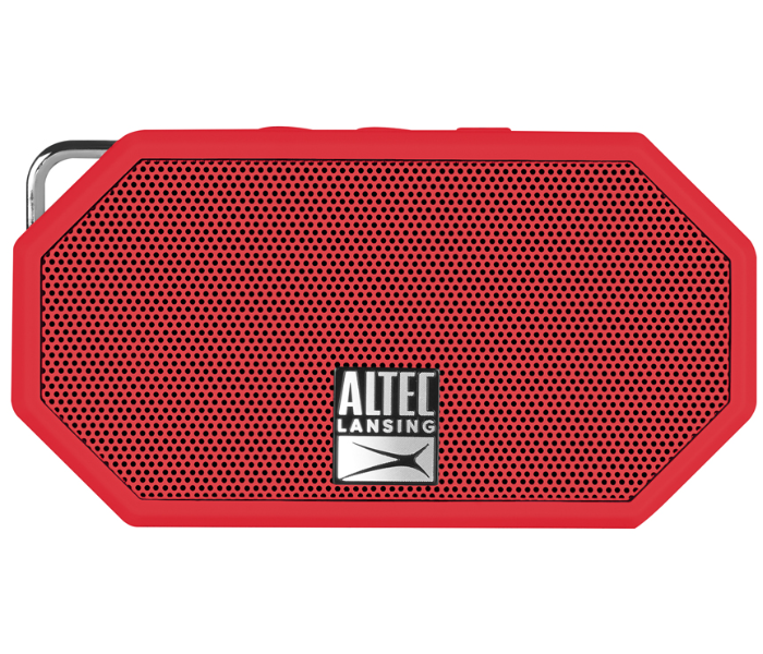 Altec Lansing IMW258N-DR Mini H2O 3 Rugged Bluetooth Speaker - Dark Red - Zoom Image 1