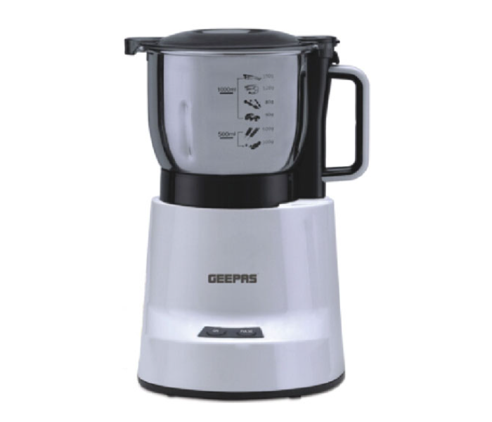 Geepas GCG5469 1000ml 300 Watts Food Processor - Black and Grey - Zoom Image