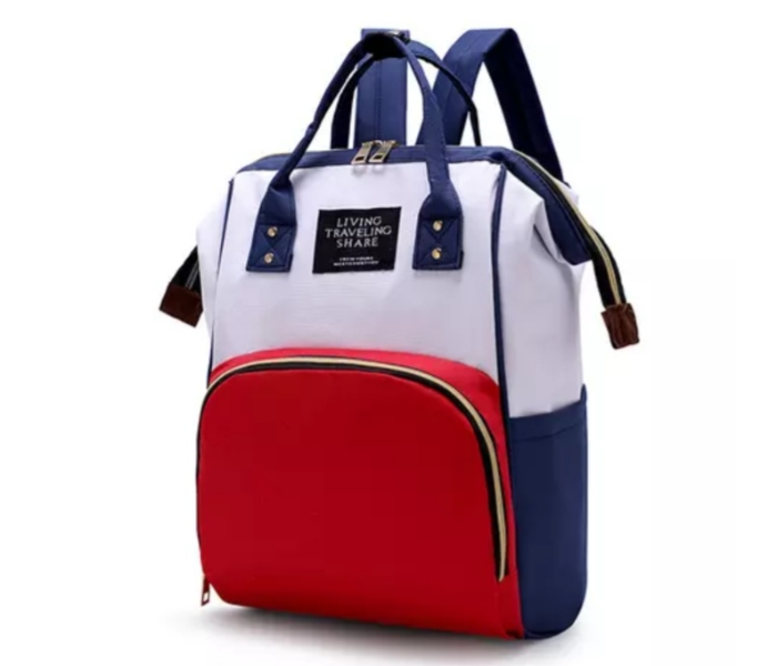 Vavas KFMY 04 Stylish Polyester Baby diaper Bag - Red and Blue - Zoom Image 1