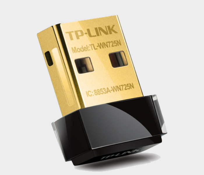 TP Link WN 725N 150Mbps Wireless N Nano USB Adapter - Black and Gold - Zoom Image 2