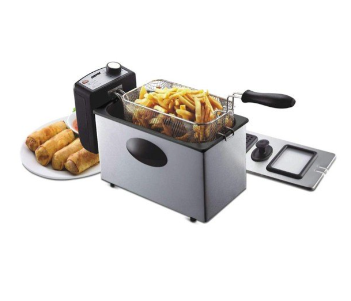 Geepas GDF36011UK 3 Litre Deep Fryer - Black and Grey - Zoom Image