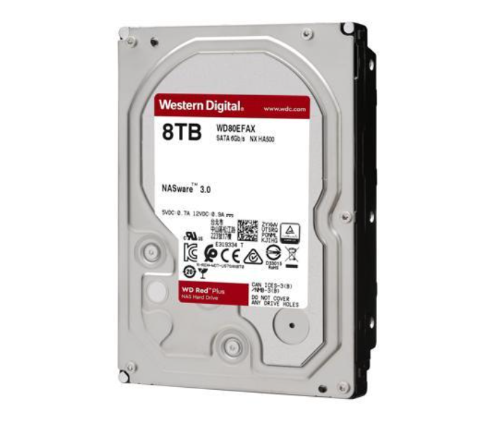 WD WD80EFZX Western Digital Red Plus 3.5 Inch 8TB Hard Disk Drive - Zoom Image 1