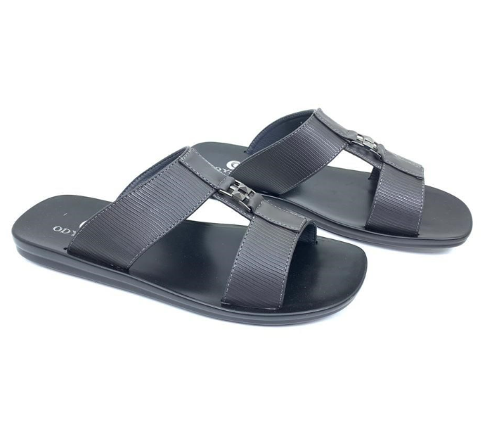 RFashion 1274-13 EU 45 Stylish Flat Sandal for Men - Grey - Zoom Image