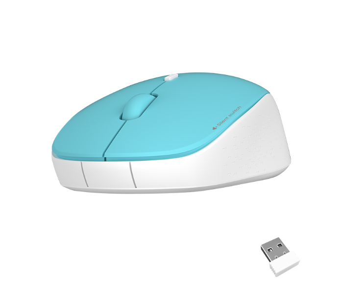 Meetion MT-R570 2.4Ghz Wireless Mouse 4 Buttons 5 Colors Silent Portable And Great For Laptops - Cyan - Zoom Image 5