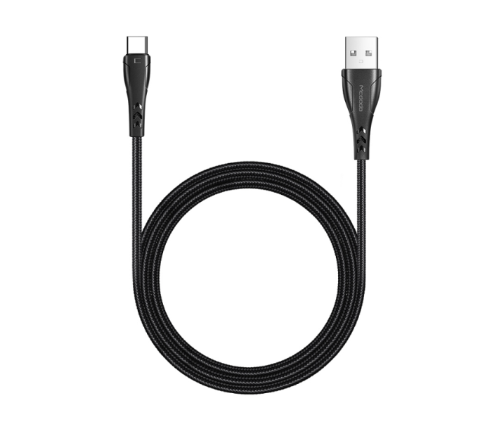 Mcdodo CA-7461 1.2m Mamba Series Type-C Data Cable - Black - Zoom Image 2