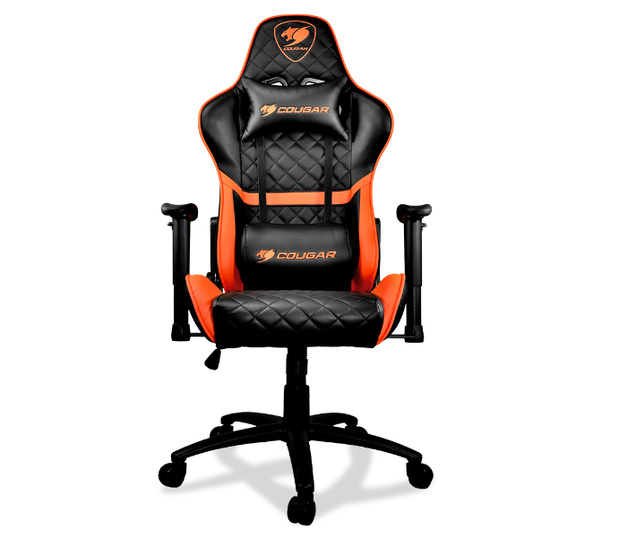 Cougar CG-CHAIR-ARMORONE-BLK Armor One Series Gaming Chair - Black and Orange - Zoom Image 1