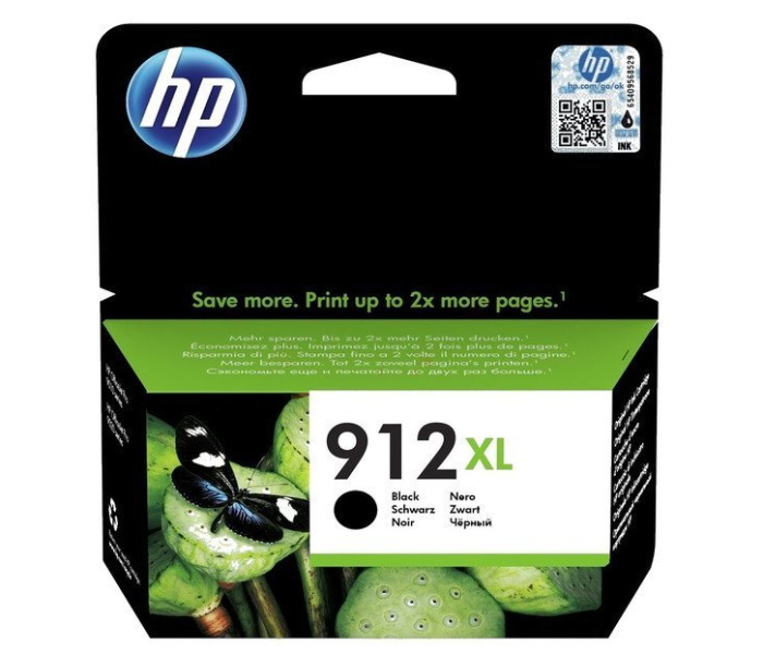 HP 3YL84AE 912XL High Yield Black Original Ink Cartridge - Black - Zoom Image