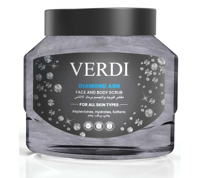 Verdi 500ml Care Diamond Ash Face And Body Scrub - Zoom Image