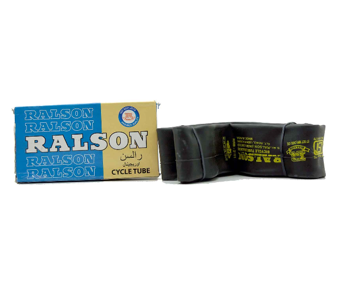 Ralson 24-SU-RU-6209 Dunlop Valve Bicycle Rubber Tube - Black - Zoom Image