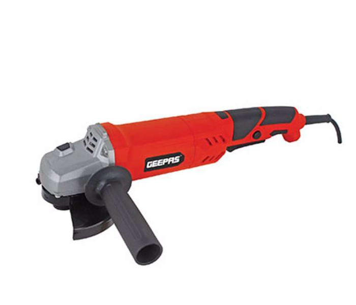 Geepas GAG4511 1100Watts 115mm Angle Grinder - Red and Grey - Zoom Image