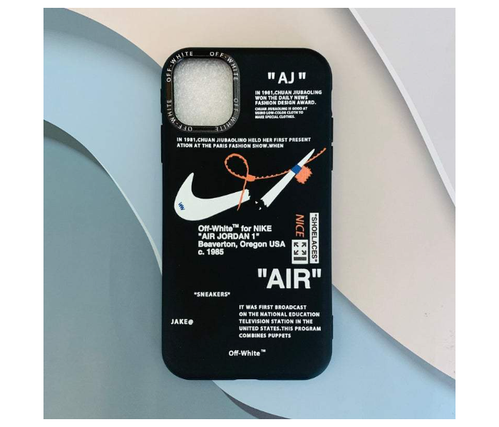 Lab LBNAC011BK Stylish Nike Air Cut iPhone 12 Mini Mobile Case - Black - Zoom Image 1