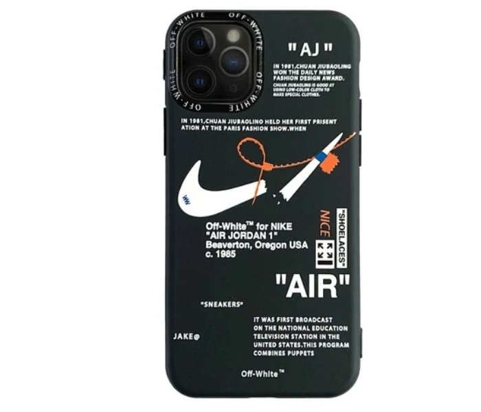 Lab LBNAC011BK Stylish Nike Air Cut iPhone 13 Pro Max Mobile Case - Black - Zoom Image 2