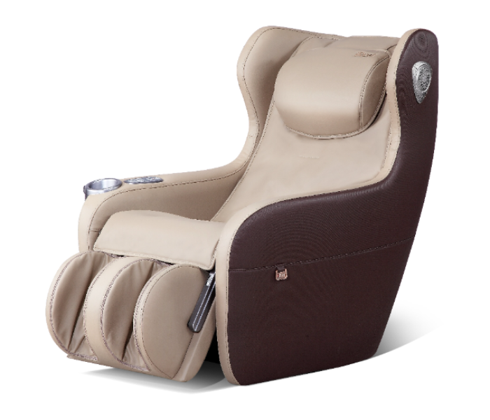 iRest A156-2 Mechanical Massage Intelligent SL Shape Sharp Curved Rail Full Body Massagist Sofa with Hidden Foot Rest Massage -Beige - Zoom Image 8