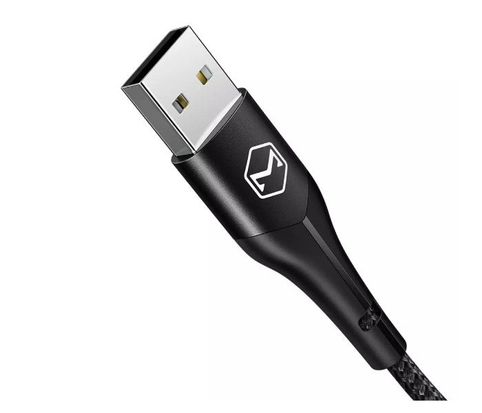 Mcdodo CA-7840 1.2m Magnificence Lightning Cable with Switching LED - Black - Zoom Image 1