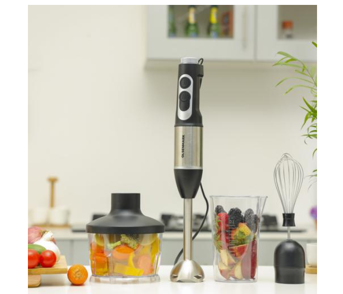 Olsenmark OMHB2462 4 in 1 Hand Blender - Black and Silver - Zoom Image 1