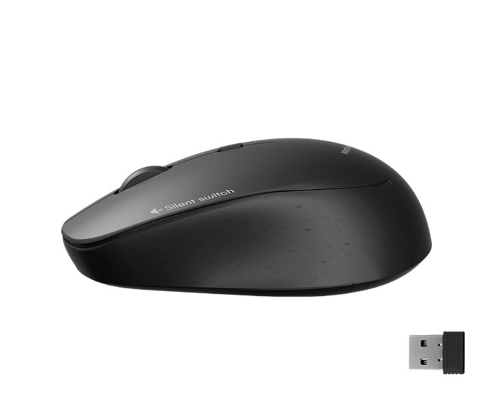 Meetion MT-R570 2.4Ghz Wireless Mouse 4 Buttons 5 Colors Silent Portable And Great For Laptops - Black - Zoom Image 3