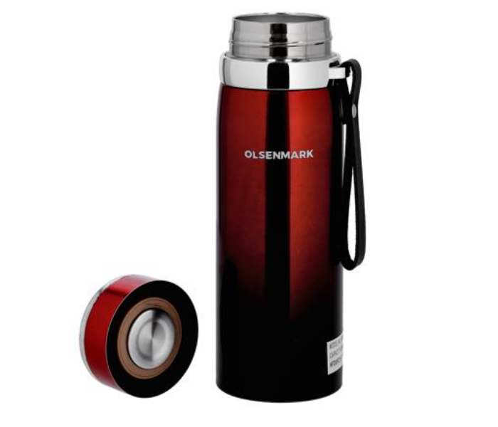 Olsenmark OMVF2486 1000ml Stainless Steel Vacuum Bottle - Red and Black - Zoom Image 3