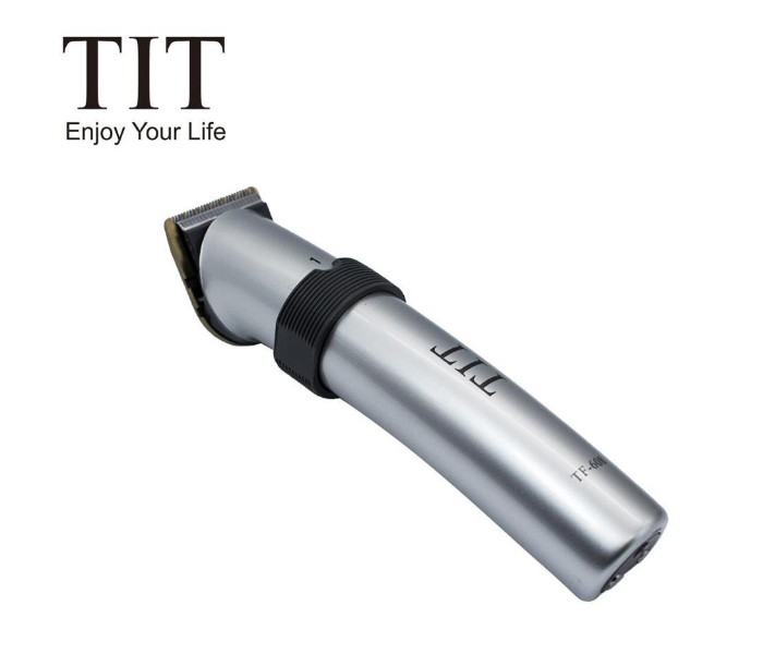 TIT TF-608 Professional Cordless Rechargeable Trimmer - Silver - Zoom Image 3