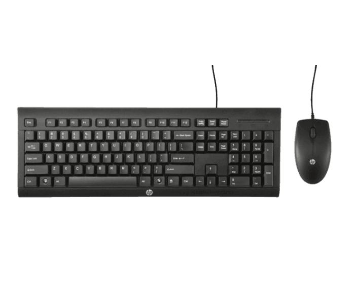 Hp H3C53AA Wired Keyboard and Mouse combo - Black - Zoom Image 1